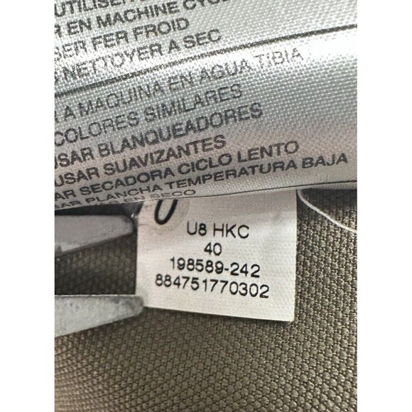 Nike Golf DriFit Mens Shorts Size 40 Tan Khaki Chino Zip Fly Pleated STAINS - Picture 9 of 16